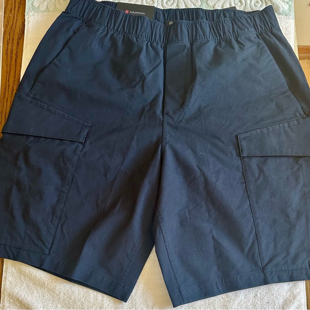 Lululemon Men's Navy Cargo Shorts